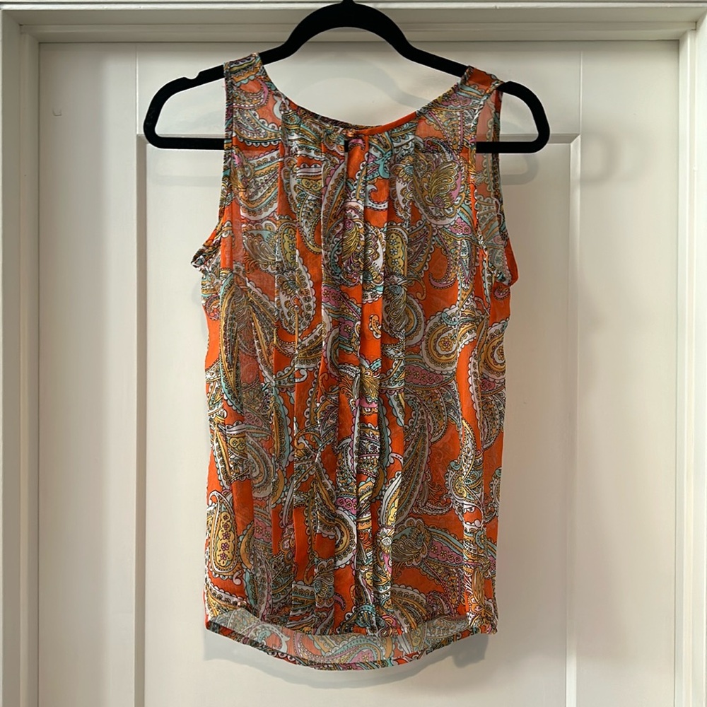 Banana Republic Sheer Tank Blouse